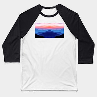 Mountains at sunrise Baseball T-Shirt